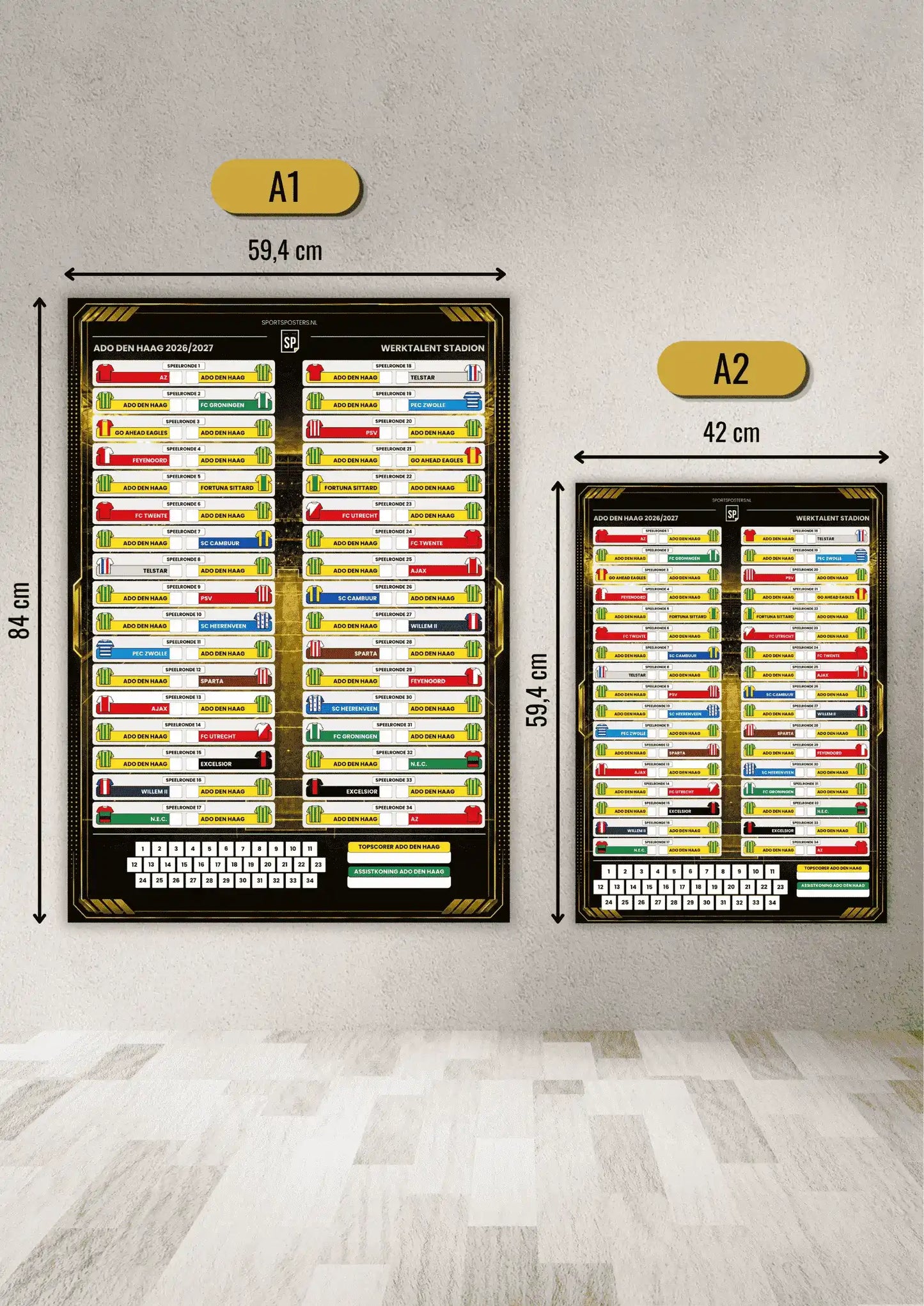 ADO Den Haag 2026/2027 Invul Poster