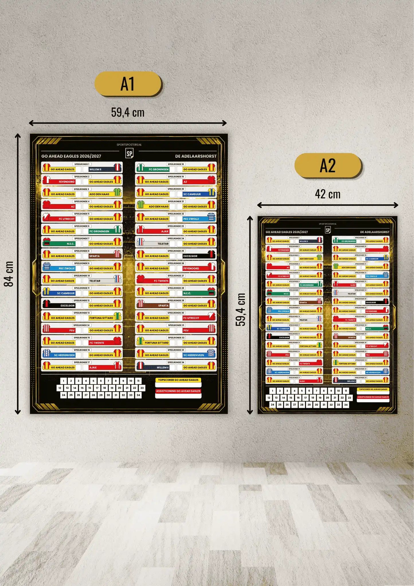 Go Ahead Eagles 2026/2027 Invul Poster