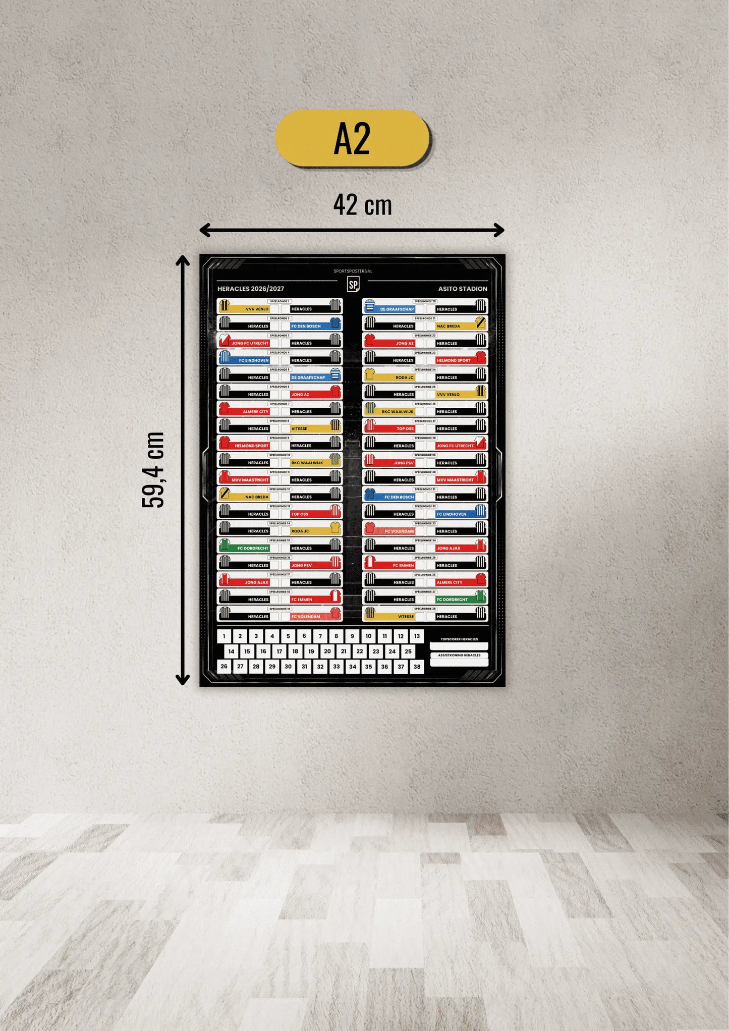 Heracles 2026/2027 Invul Poster A2
