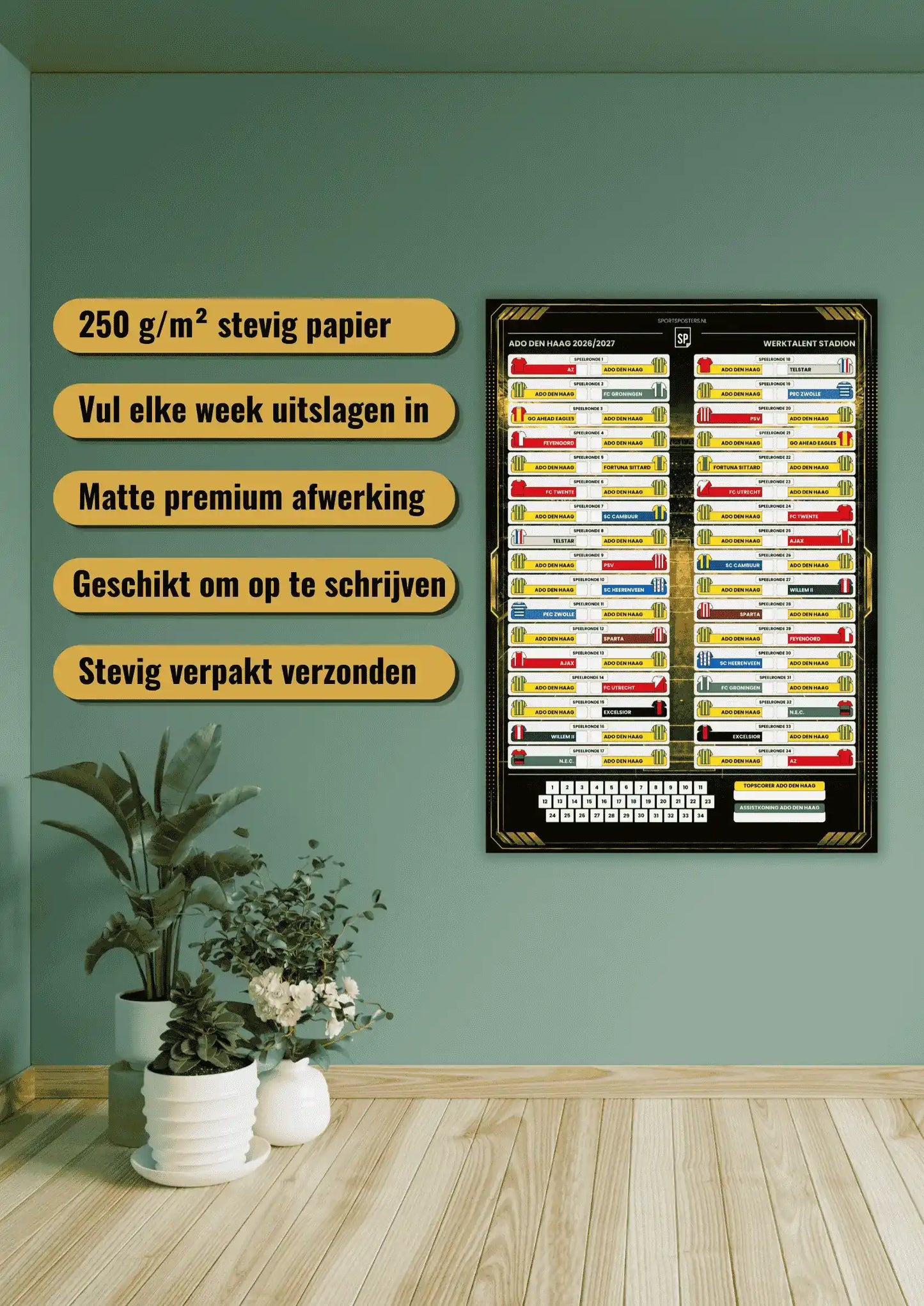 ADO Den Haag 2026/2027 Invul Poster