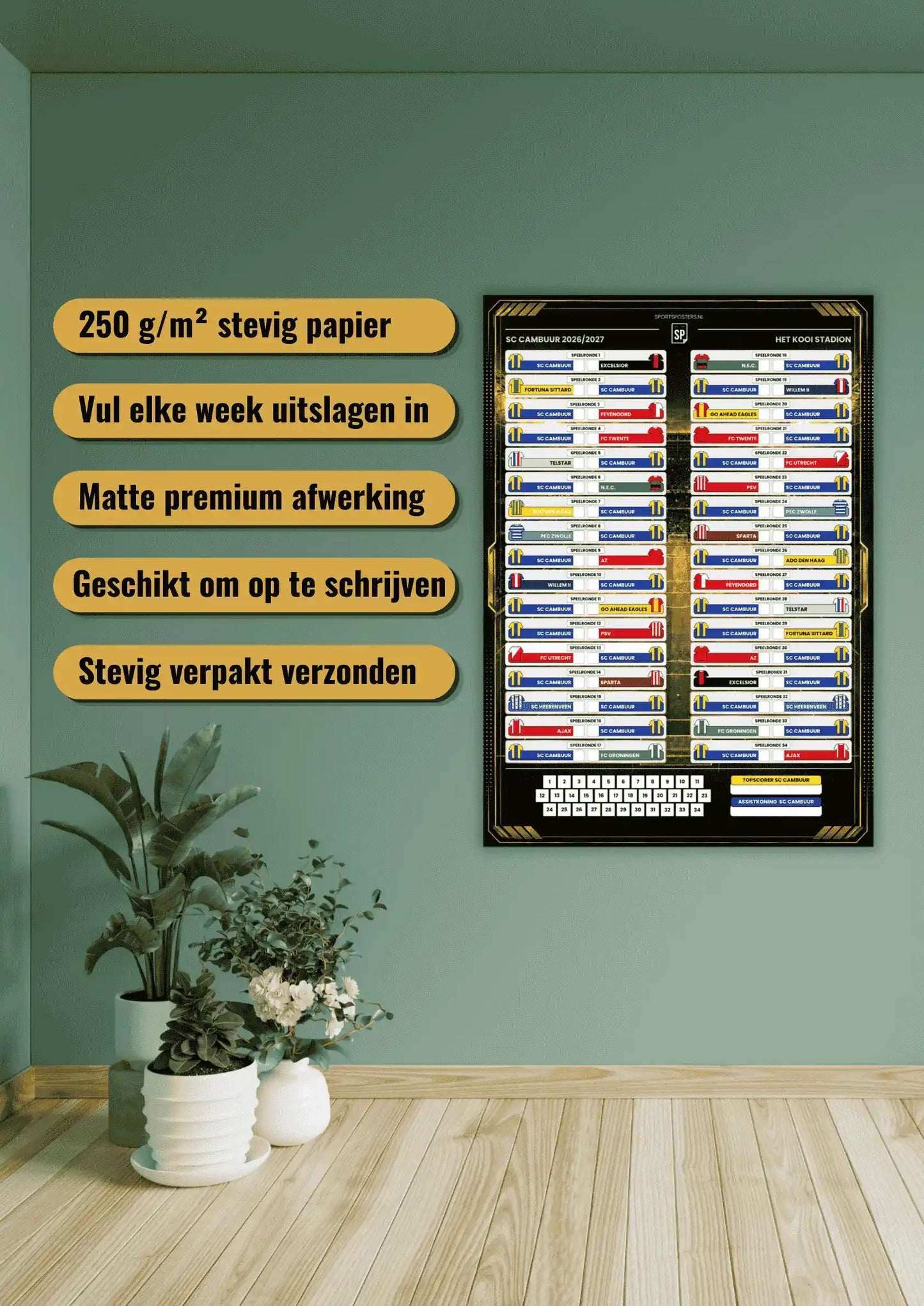 SC Cambuur 2026/2027 Invul Poster