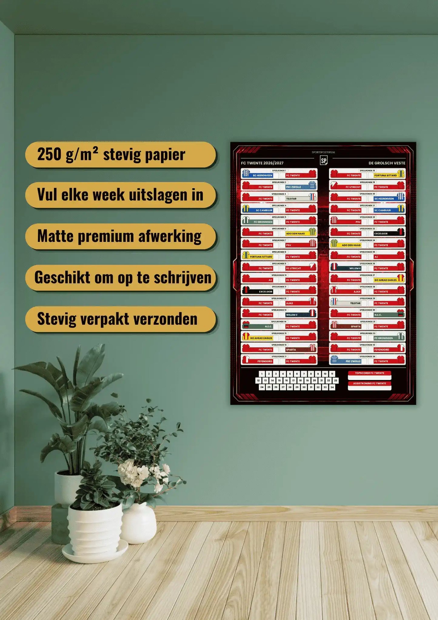 FC Twente 2026/2027 Invul Poster