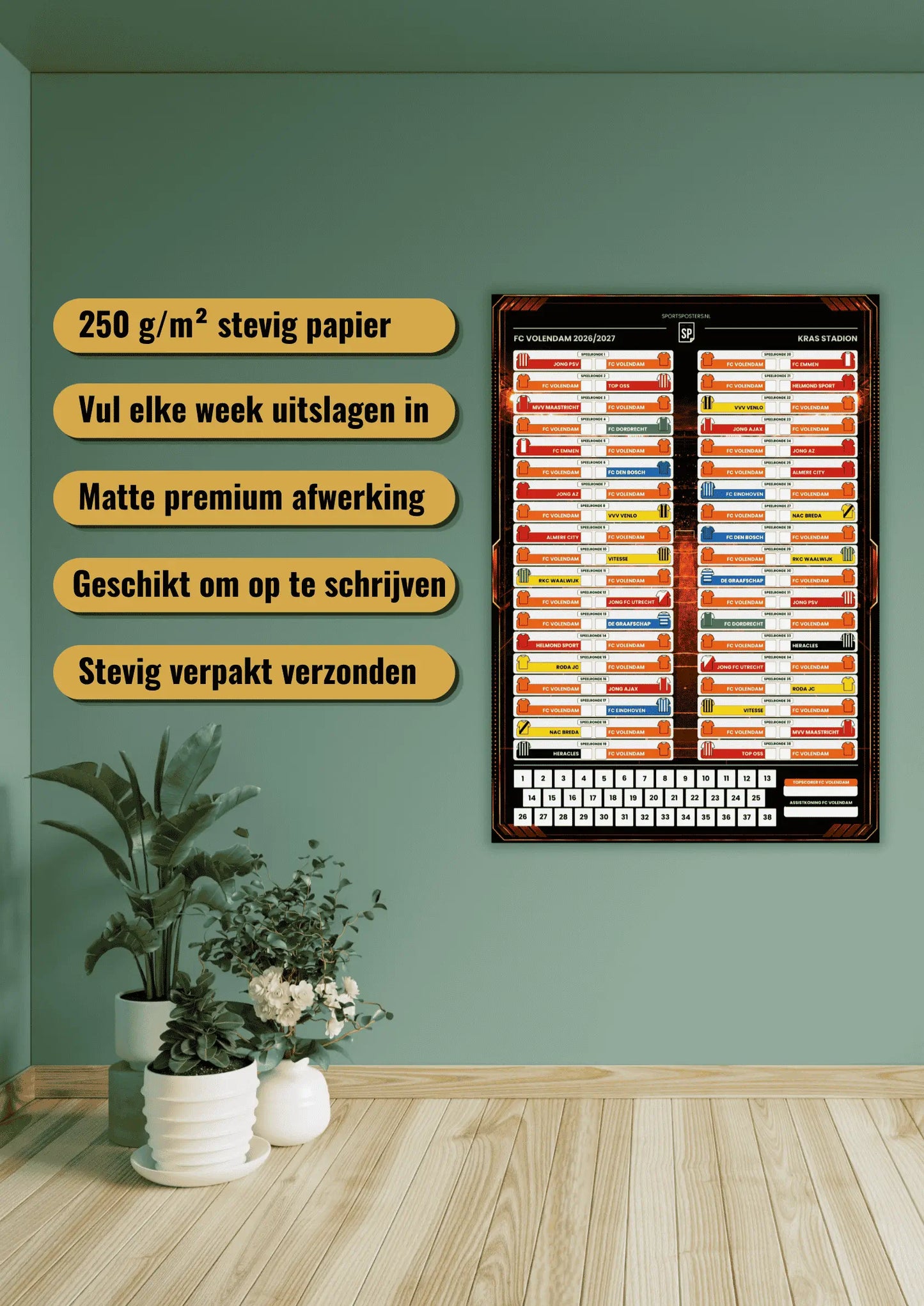 FC Volendam 2026/2027 Invul Poster A2