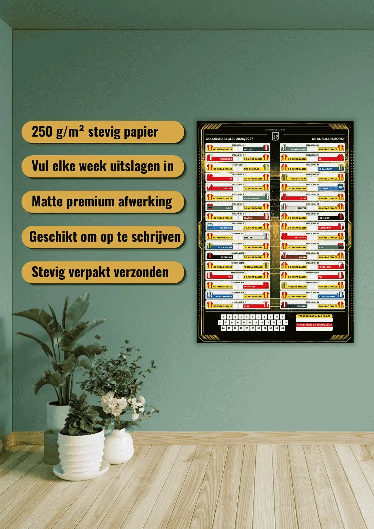 Go Ahead Eagles 2026/2027 Invul Poster