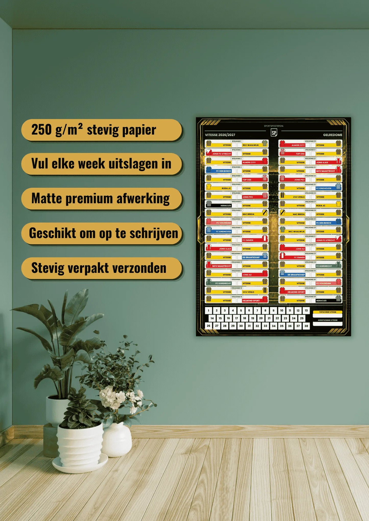 Vitesse 2026/2027 Invul Poster A2